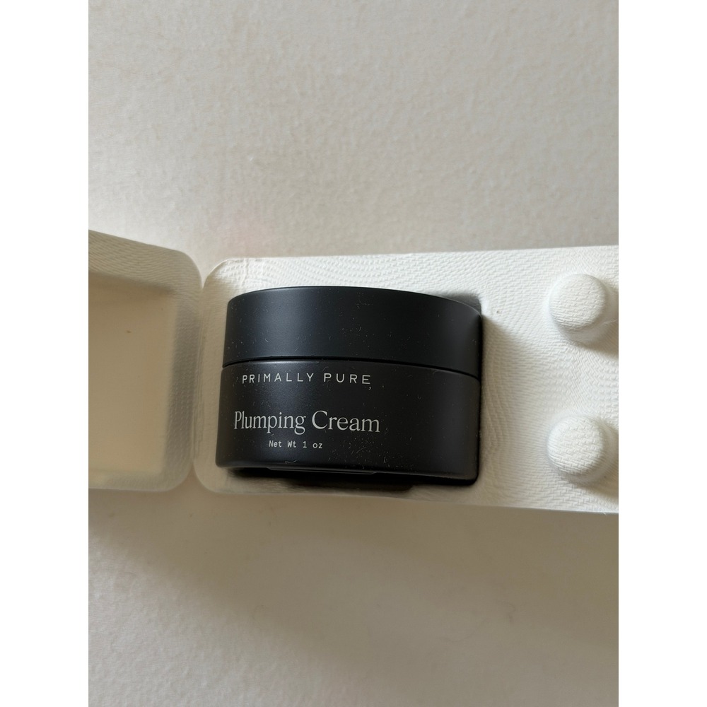 Primally Pure Plumping Cream 1 oz Natural Anti-Aging Facial Moisturizer New